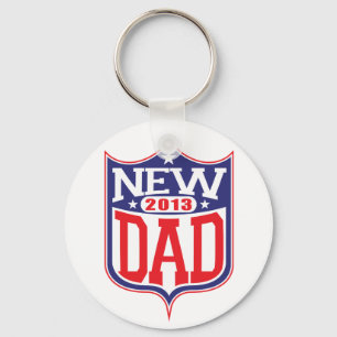 New Dad 2013 Keychain