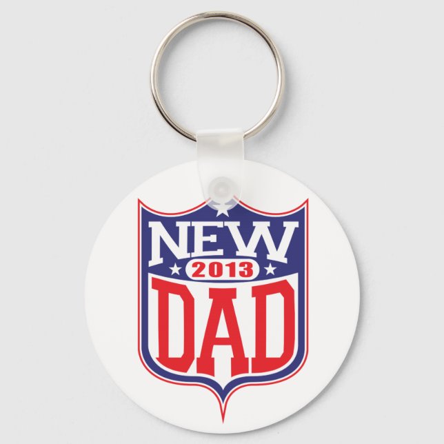 New Dad 2013 Keychain (Front)