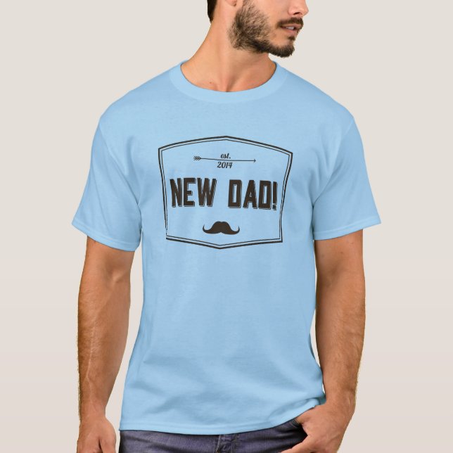 New Dad 2014 shirt for expecting fathers (Front)