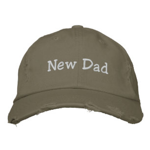 New Dad Embroidered Hat