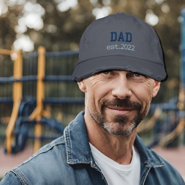 NEW DAD - est.2026 Casquette de baseball brodé (Créateur téléchargé)