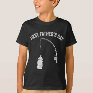 New Dad Fisherman, First Fathers Day Fishing Dad T-Shirt