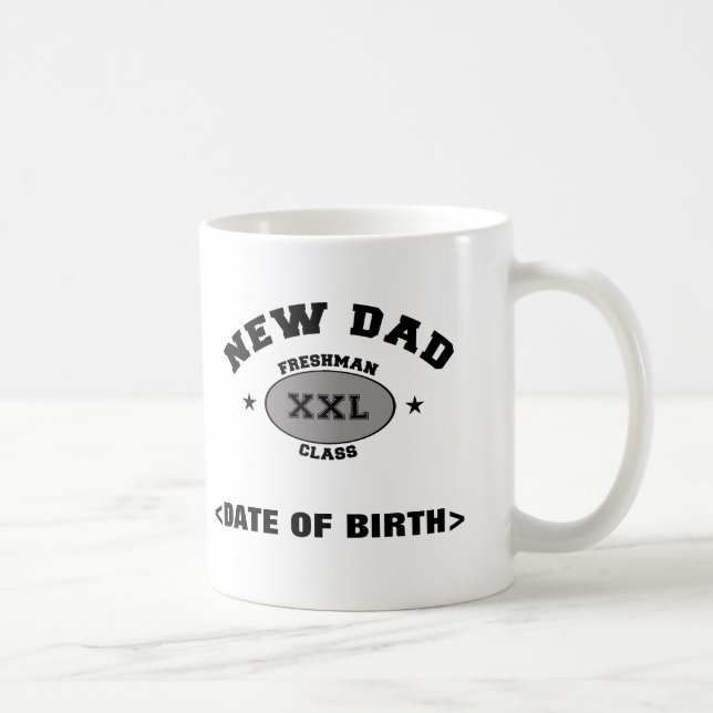 New Dad Personalized Coffee Mug XXL (Right)