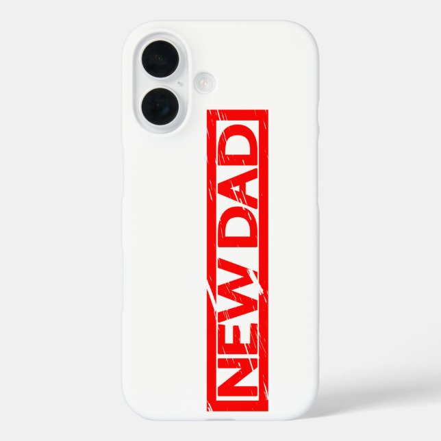 New Dad Stamp Case-Mate iPhone Case (Back)