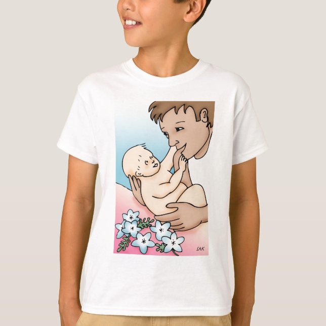 New Daddy and Baby T-Shirt (Front)