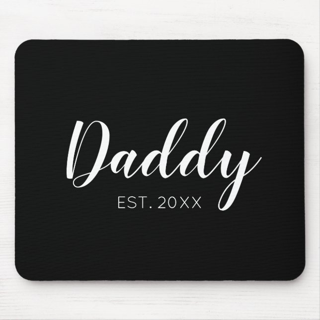 New Daddy Established 2022 Mouse Pad (Front)