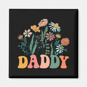 New Daddy Wildflower First Birthday & Baby Sho Magnet