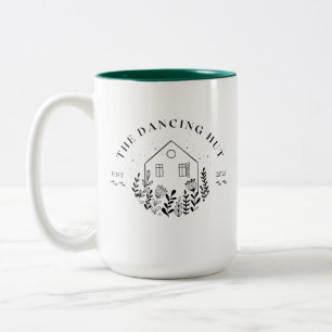 New Dancing Hut Cottage logo mug