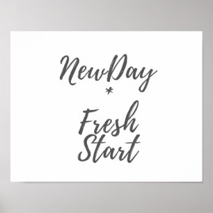 New Day, Fresh Start Print