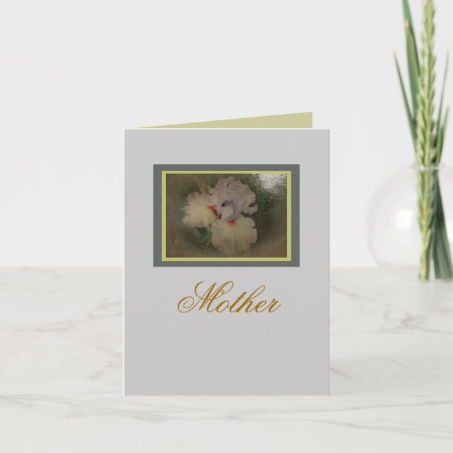 New Day Gardens Mother's Day- Iris 'Friendly Fire' Card (Front)