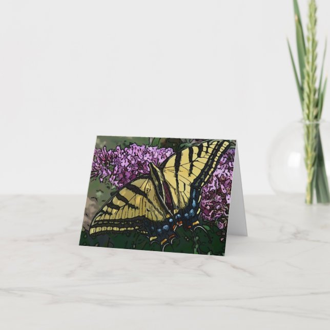 New Day Gardens Notecard Swallowtail W (Front)