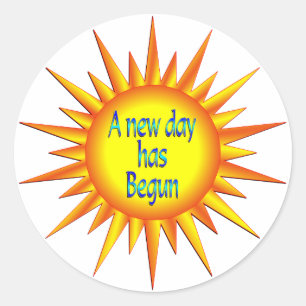 New Day Hope Classic Round Sticker