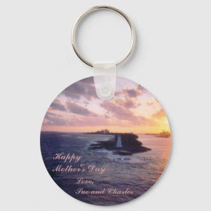 New Day Personalized Keychain