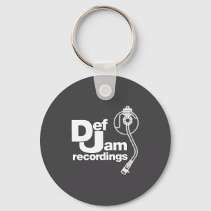 New Def Jam Recordings Logo Clic Rap Hip Hop Me Keychain
