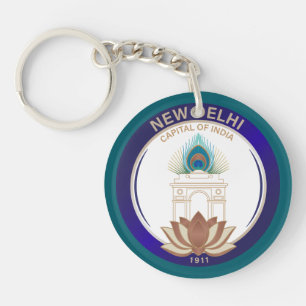 New Delhi India Keychain