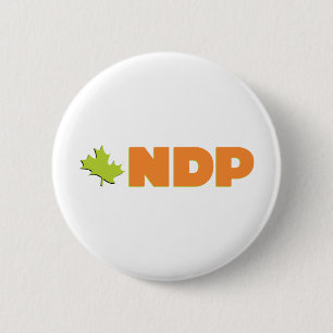 New Democratic Party 2 Inch Round Button