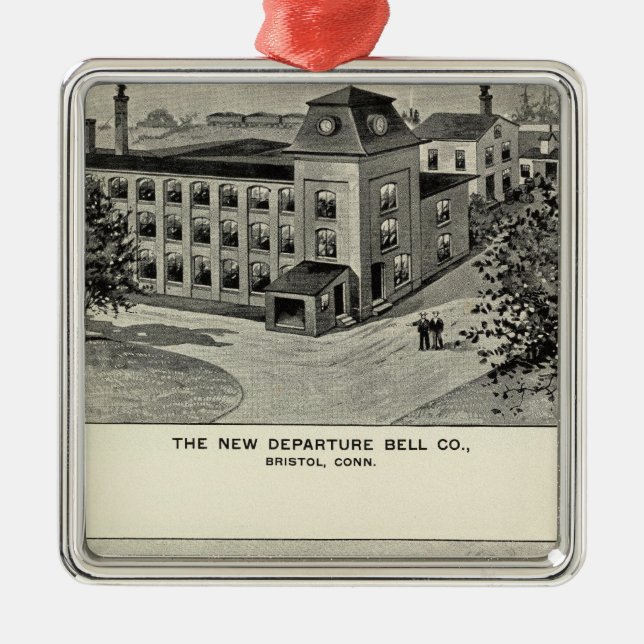 New Departure Bell Co, Miller Bros Cutlery Co Metal Ornament (Front)