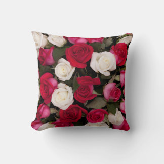 new design flowers throw pillow