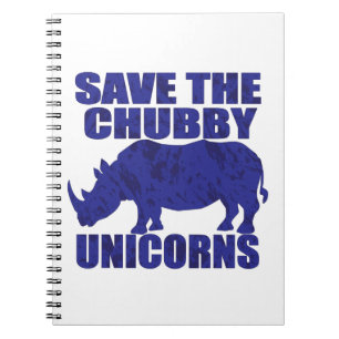 NEW-Distressed-Chubby-Unicorns Notebook