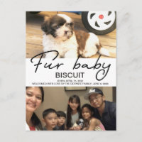 New Dog Fur Baby Announcement