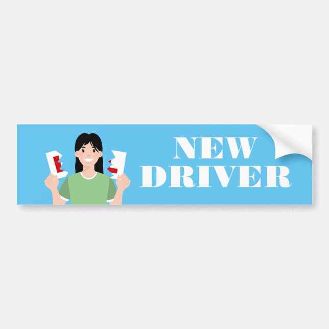 New Driver Avatar Bumper Sticker (Front)