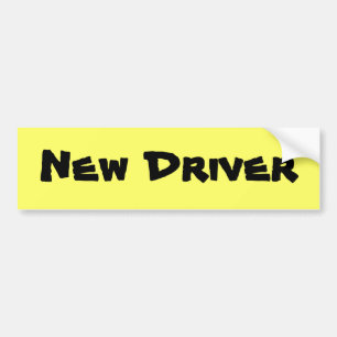 New Driver Bumper Sticker