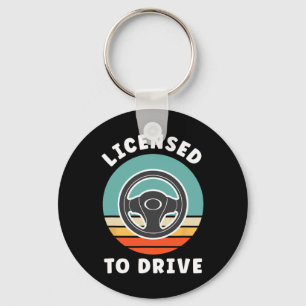 New Driver Driver's Permit Celebration Teen Driver Keychain