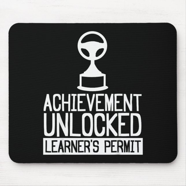 New Driver Learner Permit Driving School - Driver' Mouse Pad (Front)