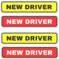 New Driver Sign Sticker (Alert Other Drivers)
