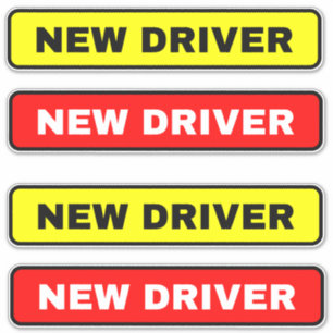 New Driver Sign Sticker (Alert Other Drivers)