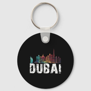 New Dubai Love Skyline Uni For Holidays In Dubai Keychain