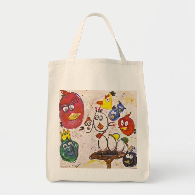 New Eggs on the Block by Ashley, Sandy & Mary Tote Bag (Front)