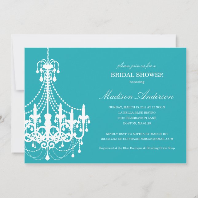 NEW ELEGANCE | BRIDAL SHOWER INVITATION (Front)