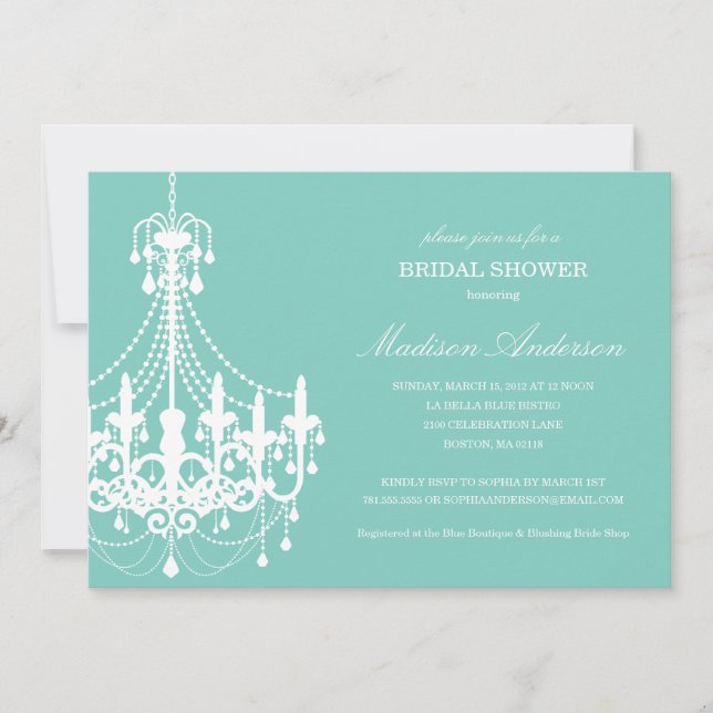 NEW ELEGANCE | BRIDAL SHOWER INVITATION (Front)