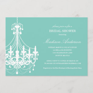 NEW ELEGANCE   BRIDAL SHOWER INVITATION