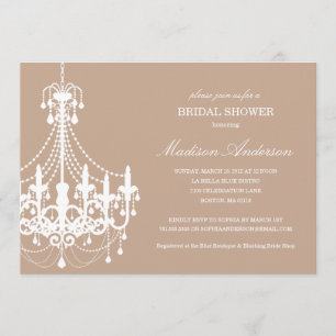 NEW ELEGANCE   BRIDAL SHOWER INVITATION