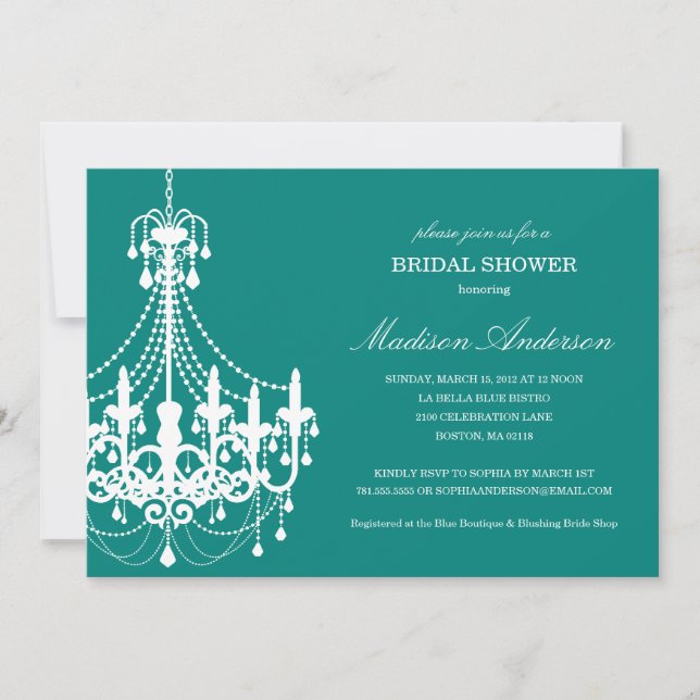 NEW ELEGANCE | BRIDAL SHOWER INVITATION (Front)