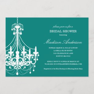 NEW ELEGANCE   BRIDAL SHOWER INVITATION