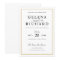 New Elegant Solid Gold Border Wedding