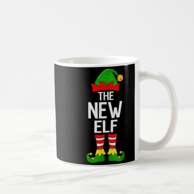 New Elf Xmas Matching Family Elf Squad Christmas  Coffee Mug (Right)