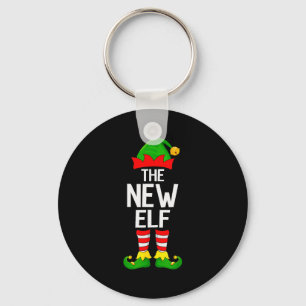 New Elf Xmas Matching Family Elf Squad Christmas  Keychain