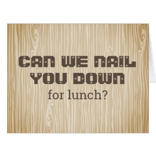 New employee onboarding free lunch invitation card