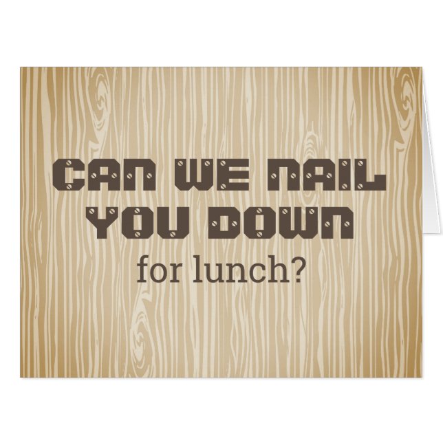 New employee onboarding free lunch invitation card (Front Horizontal)
