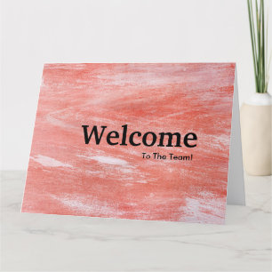 New Employee Welcome Card