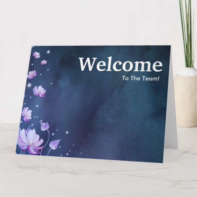 New Employee Welcome Card (Front)