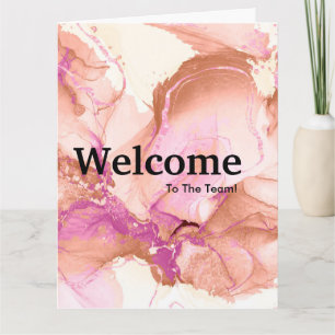 New Employee Welcome Card