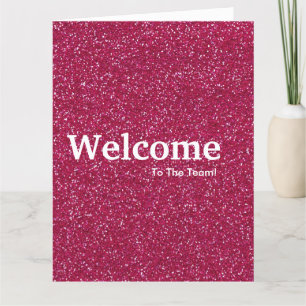 New Employee Welcome Card