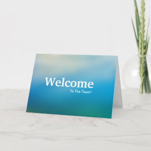 New Employee Welcome Card