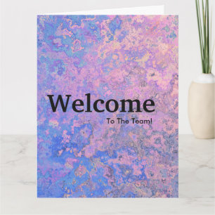 New Employee Welcome Watercolor Card