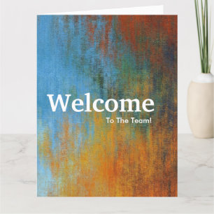 New Employee Welcome Watercolor Card
